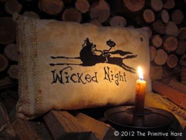Primitive Hare Stickvorlage " Wicked Night "