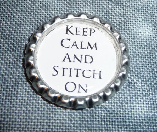 Needleminder "Keep calm and stitch on"
