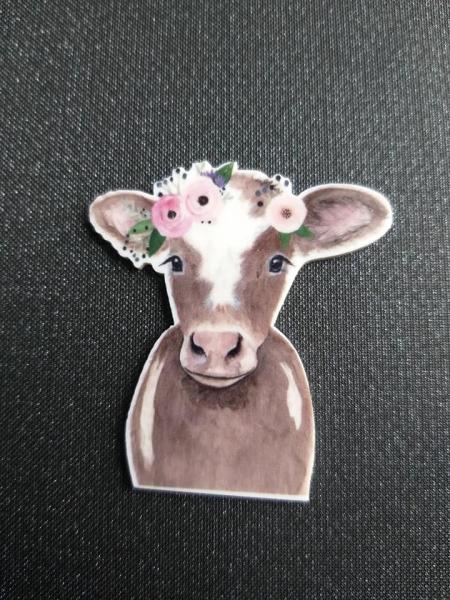 Needledminder Kuh mit Blumenkranz