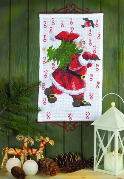 Adventskalender "Nikolaus mit Baum"