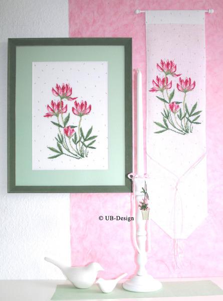 UB-Design Stickanleitung "Blütenquartett pink"