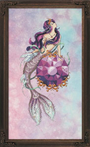 Bella Filipina Stickvorlage + Sondermaterial Mermaid Treasures Amethyst