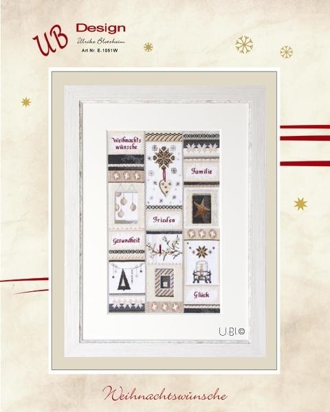 UB-Design Stickanleitung - Weihnachtswünsche