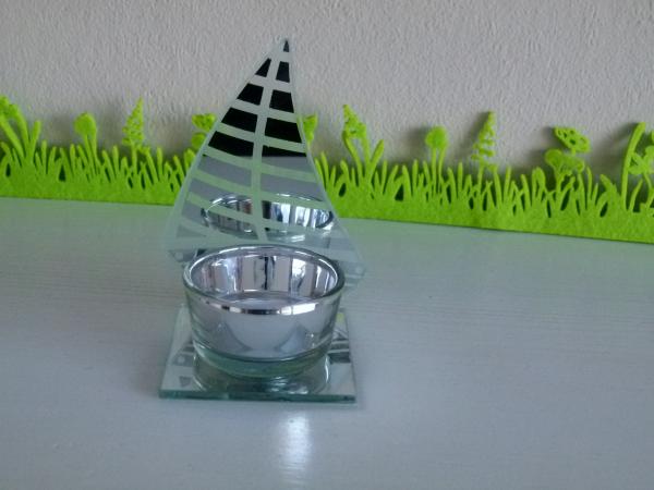 Teelichthalter Segelboot