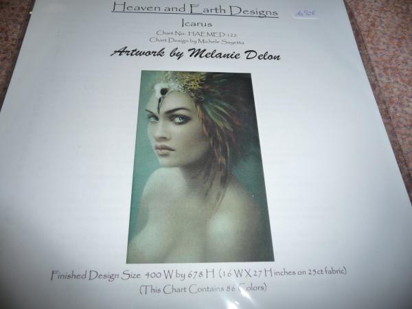 Heaven And Earth Designs Stickvorlage " Icarus" von Melanie Delom