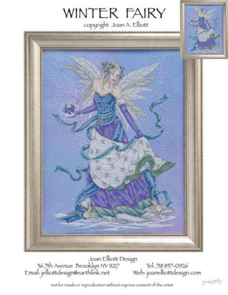 Joan Elliott Stickvorlage " Winter Fairy "