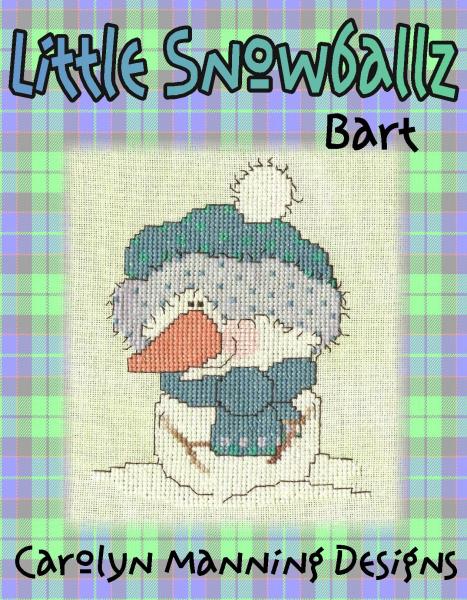 Carolyn Manning Stickvorlage "Little Snowballs - Bart"
