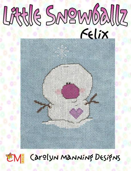 Carolyn Manning Stickvorlage "Little Snowballs - Felix"
