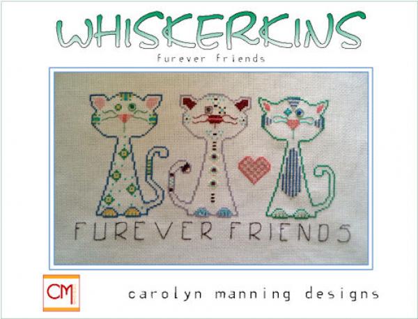 Carolyn Manning Stickvorlage "Whiskerkins - Furever Friends"