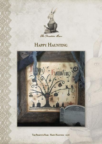 Primitive Hare Stickvorlage " Happy Haunting "