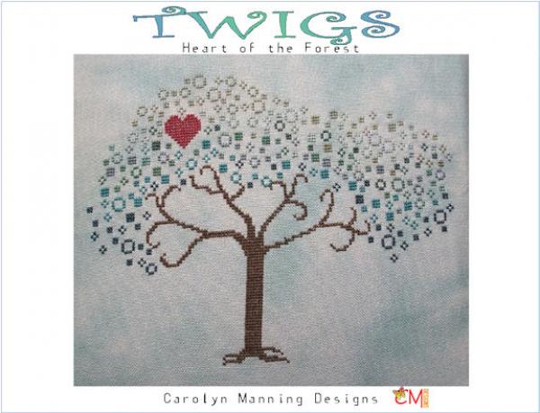 Carolyn Manning Stickvorlage "Twigs"
