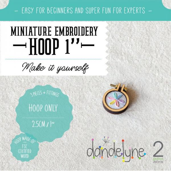 Dandlyne Mini Hoop 2,5cm * Mini Stickring *