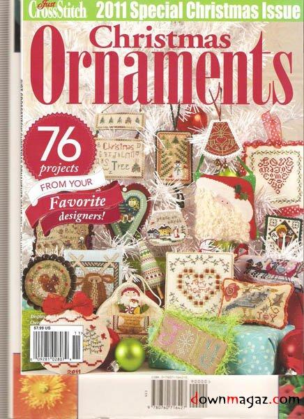 Just Cross Stitch Christmas Ornaments Issue 2011