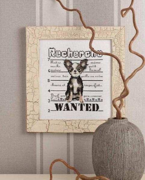 Isabelle Vautier Design Stickvorlage " I want a Chihuaha "