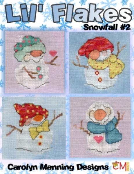 Carolyn Manning Stickvorlage "Lil` Flakes - Snowfall 2#"