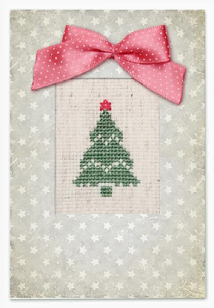 Luca-S Stickpackung Karte Christmas Tree