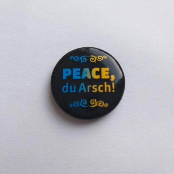 Needleminder Schrägstitch Peace, du Arsch!