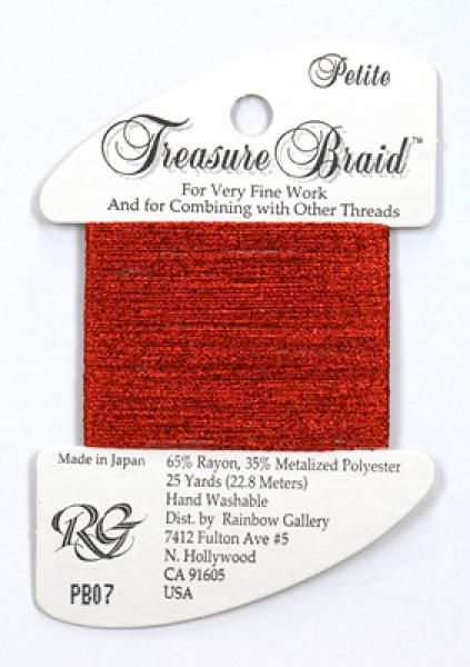 Treasure Braid PB07 - Red