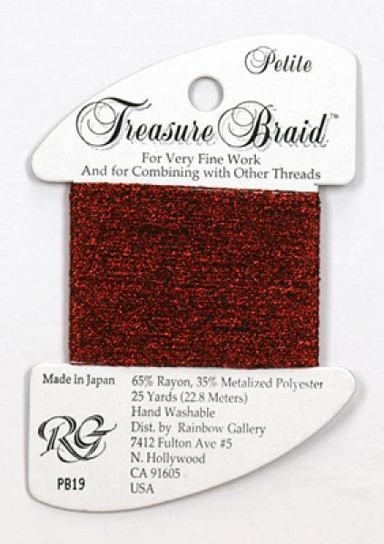 Treasure Braid PB19 - Dark Red