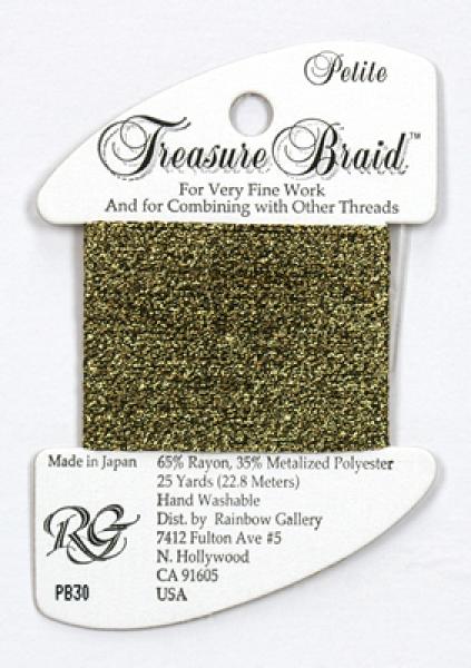 Treasure Braid PB30 - Black Gold