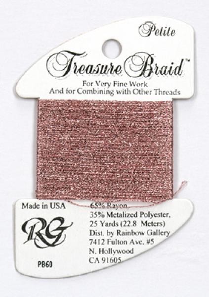Treasure Braid PB60 - Dark Powder Pink