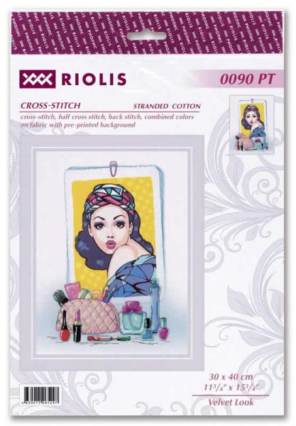 Riolis Stickpackung Velvet Look