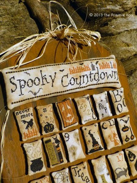 Primitive Hare Stickvorlage " Spooky Countdown "