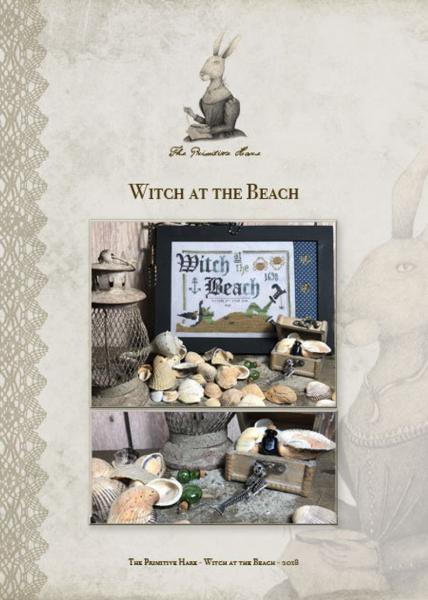 Primitive Hare Stickvorlage " Witch at the Beach "