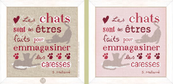 Lilipoints Stickvorlage "Les Chats"
