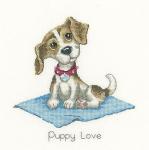 Heritage Crafts Stickpackung " Puppy Love " von Peter Underhill