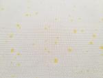 Fein-Aida Meterware Splash gelb  70 St/10 cm  18ct 110cm Breite