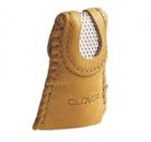 Clover - Fingerhut aus Leder mit Metallspitze