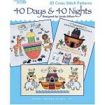 Leisture Arts Leaflet " 40 Days & 40 Nights " Arche mit vielen Tieren