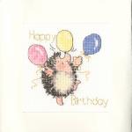 Bothy Threads - Stickpackung Karte Birthday Balloons