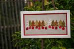 Dästimo - Stickvorlage Weihnachtsbaumwald
