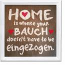 Schrägstich - Vorlage "Home is..."