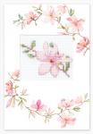 Luca-S Stickpackung Karte Pink Flower