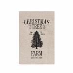Tafelgut Postkarte - Christmas Tree Farm